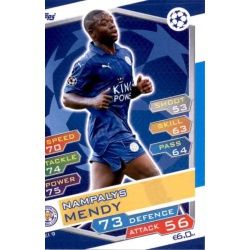 Nampalys Mendy Leicester City LEI9 Match Attax Champions 2016-17