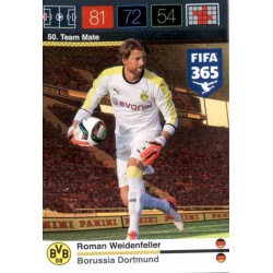 Roman Weidenfeller Borussia Dortmund 50 FIFA 365 Adrenalyn XL 2015-16