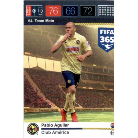 Pablo Aguilar Club América 54 FIFA 365 Adrenalyn XL 2015-16