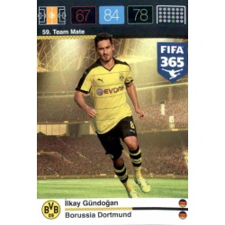 İlkay Gündoğan Borussia Dortmund 59 FIFA 365 Adrenalyn XL 2015-16