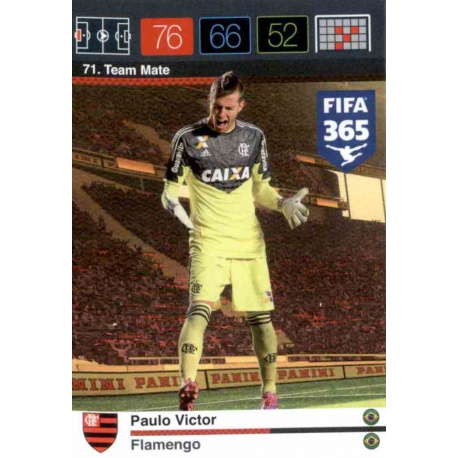 Paulo Victor Flamengo 71 FIFA 365 Adrenalyn XL 2015-16
