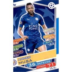 Ahmed Musa Leicester City LEI13 Match Attax Champions 2016-17