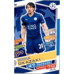 Shinji Okazaki Leicester City LEI15 Match Attax Champions 2016-17