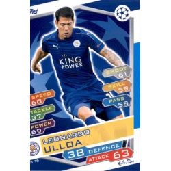 Leonardo Ulloa Leicester City LEI16 Match Attax Champions 2016-17