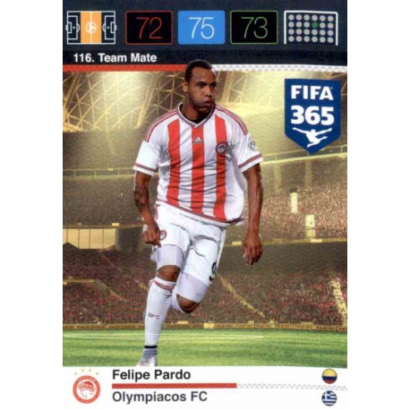 Felipe Pardo Olympiakos 116 FIFA 365 Adrenalyn XL 2015-16