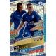 Robert Huth - Wes Morgan Defensive Duo LEI18 Match Attax Champions 2016-17