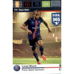 Lucas Moura Paris Saint-Germain 134 FIFA 365 Adrenalyn XL 2015-16