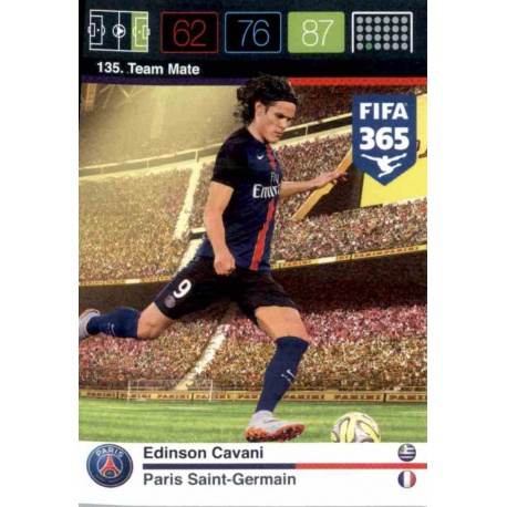 Edinson Cavani Paris Saint-Germain 135 FIFA 365 Adrenalyn XL 2015-16