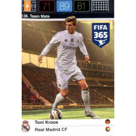 Toni Kroos Real Madrid 138 FIFA 365 Adrenalyn XL 2015-16