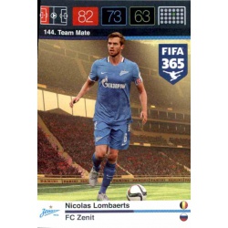 Nicolas Lombaerts FC Zenit 144 FIFA 365 Adrenalyn XL 2015-16