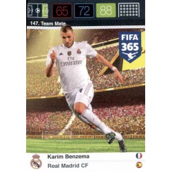 Karim Benzema Real Madrid 147 FIFA 365 Adrenalyn XL 2015-16