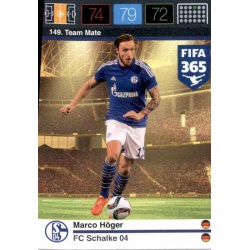 Marco Höger FC Schalke 04 149 FIFA 365 Adrenalyn XL 2015-16