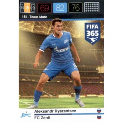 Aleksandr Ryazantsev FC Zenit 151 FIFA 365 Adrenalyn XL 2015-16