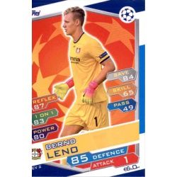 Bernd Leno Bayer 04 Leverkusen LEV2 Match Attax Champions 2016-17