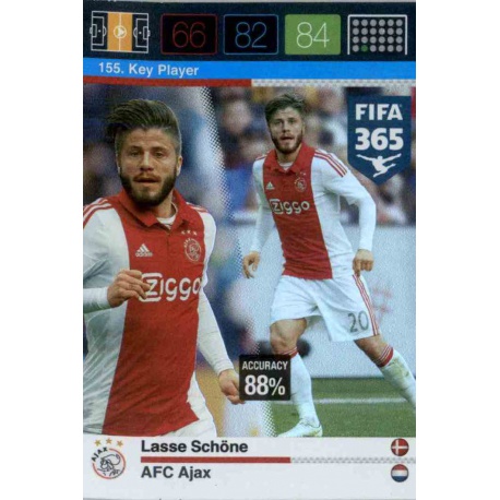 Lasse Schöne Key Player AFC Ajax 155 FIFA 365 Adrenalyn XL 2015-16