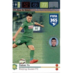 Dabao Yu One To Watch Beijing Guoan 171 FIFA 365 Adrenalyn XL 2015-16