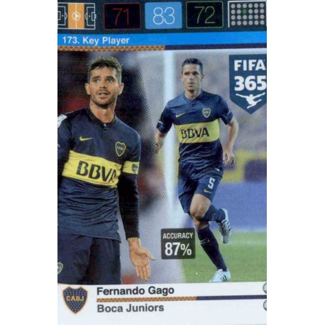 Fernando Gago Key Player Boca Juniors 173 FIFA 365 Adrenalyn XL 2015-16