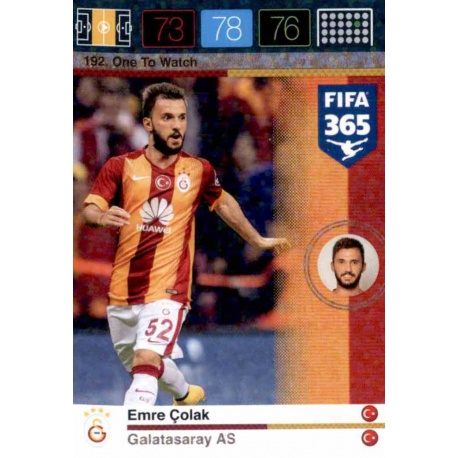 Emre Çolak One To Watch Galatasaray AS 192 FIFA 365 Adrenalyn XL 2015-16