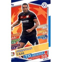 Jonathan Tah Bayer 04 Leverkusen LEV6 Match Attax Champions 2016-17