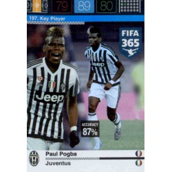 Paul Pogba Key Player Juventus 197 FIFA 365 Adrenalyn XL 2015-16