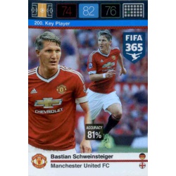 Bastian Schweinsteiger Key Player Manchester United 200 FIFA 365 Adrenalyn XL 2015-16