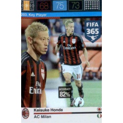 Keisuke Honda Key Player AC Milan 203 FIFA 365 Adrenalyn XL 2015-16
