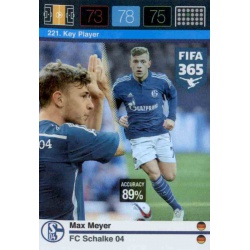 Max Meyer Key Player FC Schalke 04 221 FIFA 365 Adrenalyn XL 2015-16