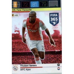 Thulani Serero Fans Favourites AFC Ajax 226 FIFA 365 Adrenalyn XL 2015-16