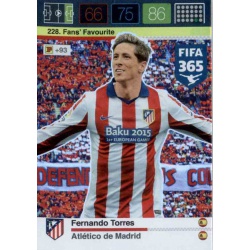 Fernando Torres Fans Favourites Atlético Madrid 228 FIFA 365 Adrenalyn XL 2015-16