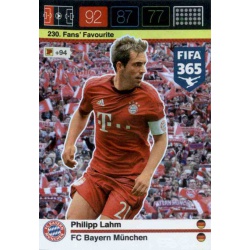 Philipp Lahm Fans Favourites Bayern München 230 FIFA 365 Adrenalyn XL 2015-16