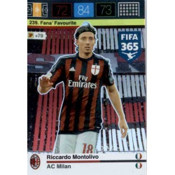 Riccardo Montolivo Fans Favourites AC Milan 239 FIFA 365 Adrenalyn XL 2015-16