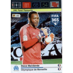 Steve Mandanda Fans Favourites Olympique Marseille 240 FIFA 365 Adrenalyn XL 2015-16