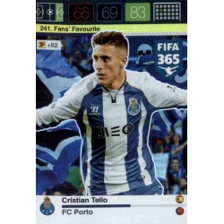 Cristian Tello Fans Favourites FC Porto 241 FIFA 365 Adrenalyn XL 2015-16