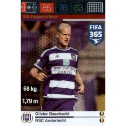 Olivier Deschacht Defensive Rock RSC Anderlecht 245 FIFA 365 Adrenalyn XL 2015-16