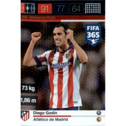 Diego Godín Defensive Rock Atlético Madrid 246 FIFA 365 Adrenalyn XL 2015-16