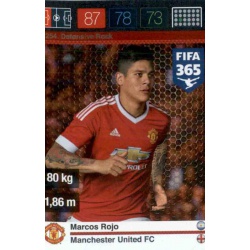 Marcos Rojo Defensive Rock Manchester United 254 FIFA 365 Adrenalyn XL 2015-16