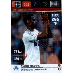 Nicolas N'Koulou Defensive Rock Olympique Marseille 256 FIFA 365 Adrenalyn XL 2015-16
