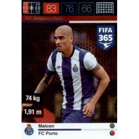 Maicon Defensive Rock FC Porto 257 FIFA 365 Adrenalyn XL 2015-16