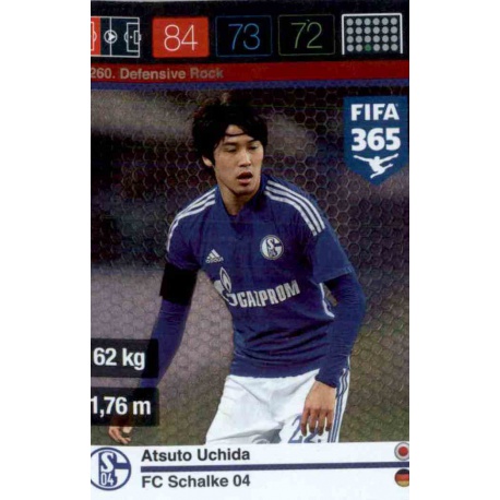 Atsuto Uchida Defensive Rock FC Schalke 04 260 FIFA 365 Adrenalyn XL 2015-16