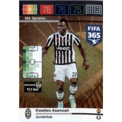 Kwadwo Asamoah Dynamo Juventus 265 FIFA 365 Adrenalyn XL 2015-16