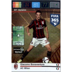 Giacomo Bonaventura Dynamo AC Milan 267 FIFA 365 Adrenalyn XL 2015-16