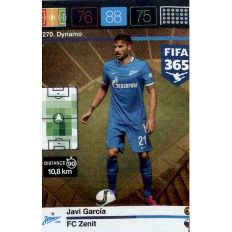 Javi García Dynamo FC Zenit 270 FIFA 365 Adrenalyn XL 2015-16