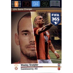 Wesley Sneijder Game Changer Galatasaray AS 274 FIFA 365 Adrenalyn XL 2015-16