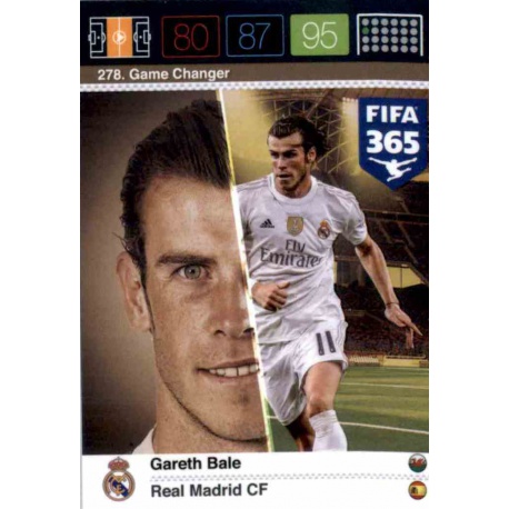 Gareth Bale Game Changer Real Madrid 278 FIFA 365 Adrenalyn XL 2015-16