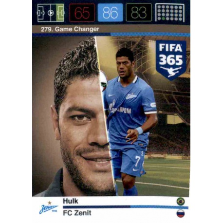 Hulk Game Changer FC Zenit 279 FIFA 365 Adrenalyn XL 2015-16