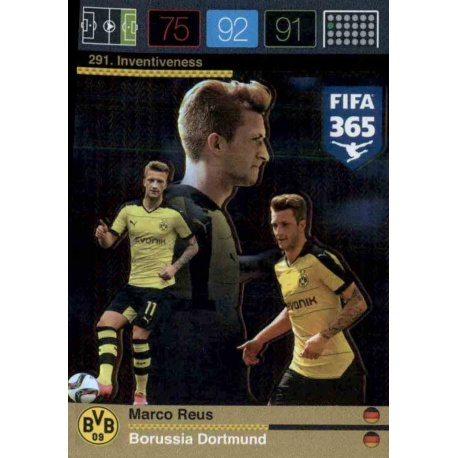 Marco Reus Inventiveness Borussia Dortmund 291 FIFA 365 Adrenalyn XL 2015-16