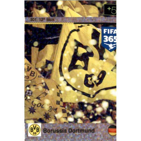 Fans 12th Man Borussia Dortmund 301 FIFA 365 Adrenalyn XL 2015-16