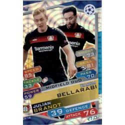Karim Bellarabi - Julian Brandt Midfield Duo LEV18 Match Attax Champions 2016-17