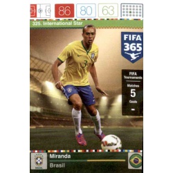 Miranda International Star Brasil 325 FIFA 365 Adrenalyn XL 2015-16