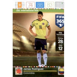 James Rodriguez International Star Colombia 335 FIFA 365 Adrenalyn XL 2015-16